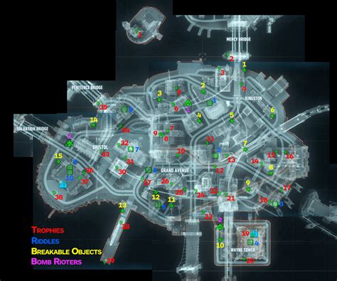Batman Arkham Knight Riddle Locations .